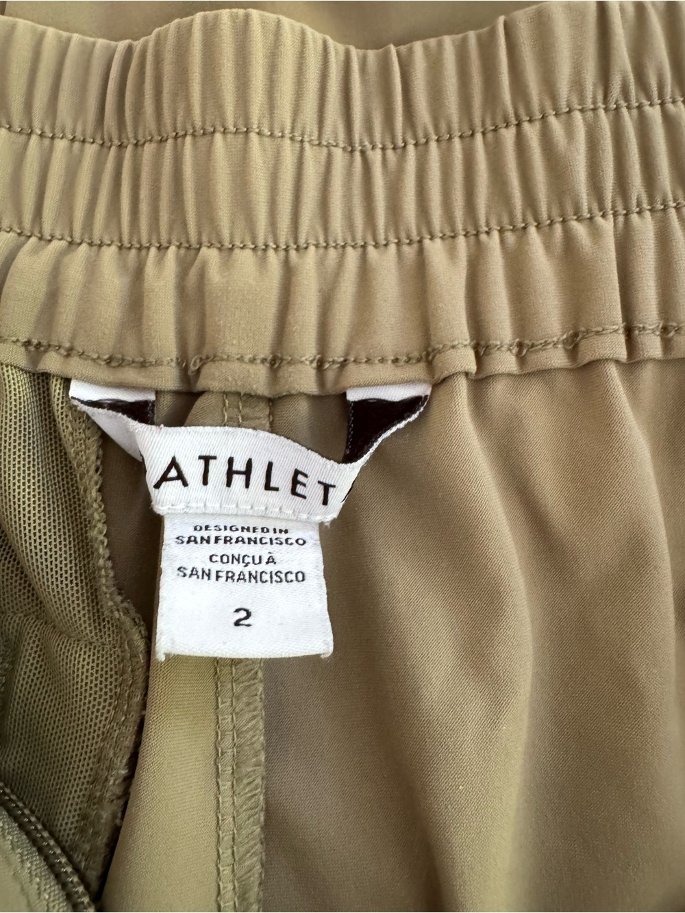 Athleta Pinnacle High Rise Trouser Sz 2 in Olive branch - Picture 14 of 16
